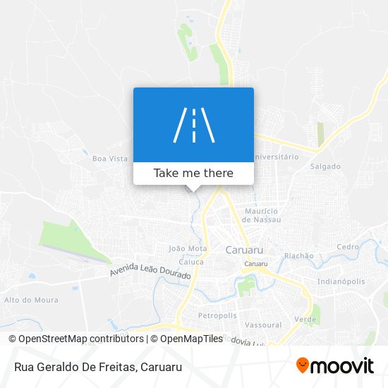 Mapa Rua Geraldo De Freitas