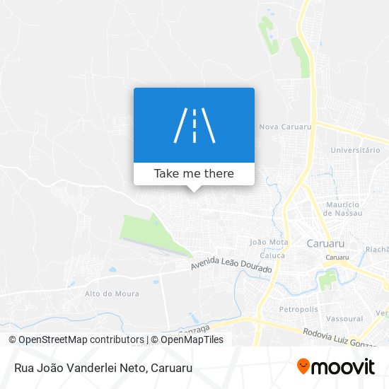 Rua João Vanderlei  Neto map