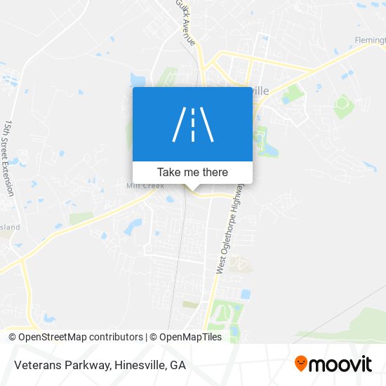 Veterans Parkway map