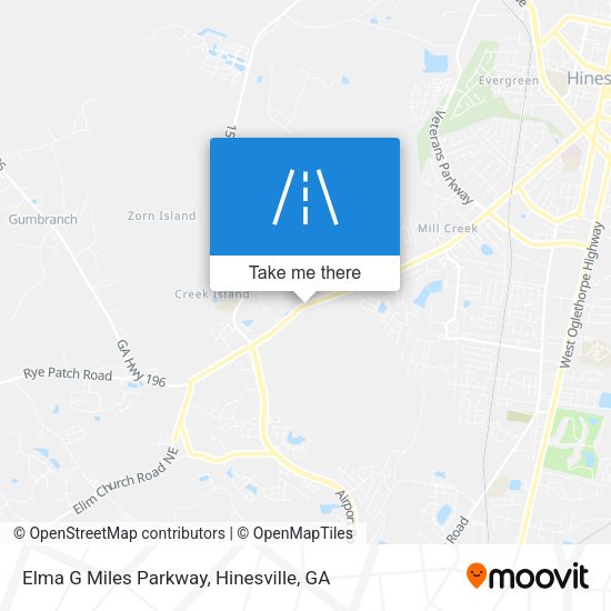 Elma G Miles Parkway map