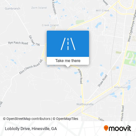 Loblolly Drive map