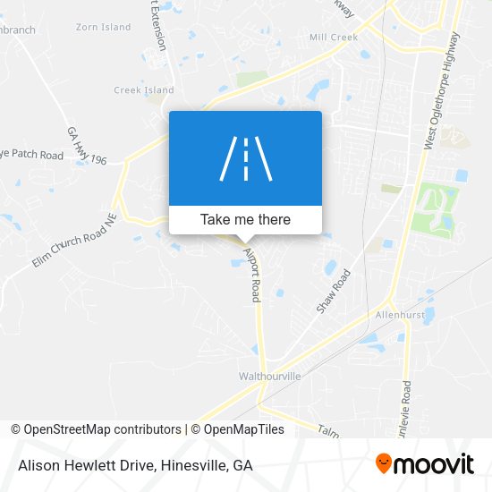 Alison Hewlett Drive map