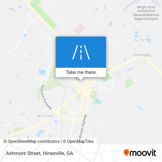 Mapa de Ashmore Street