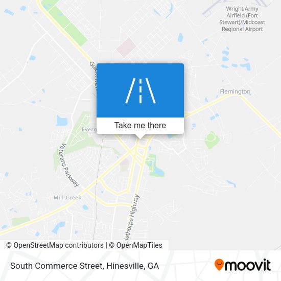 Mapa de South Commerce Street