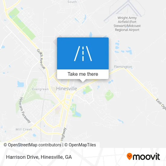 Harrison Drive map