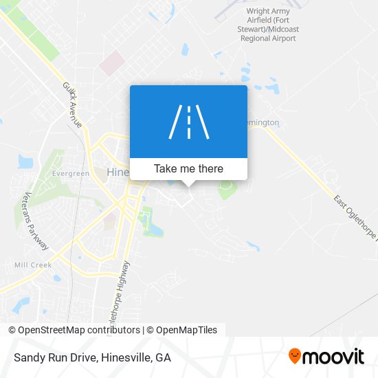 Sandy Run Drive map