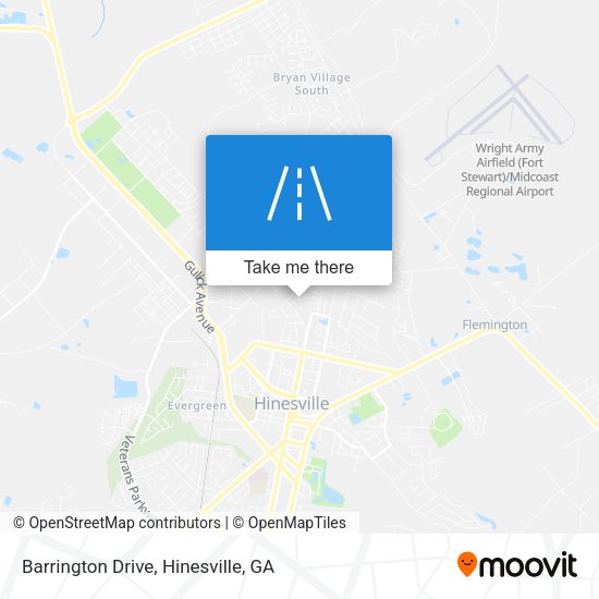 Barrington Drive map