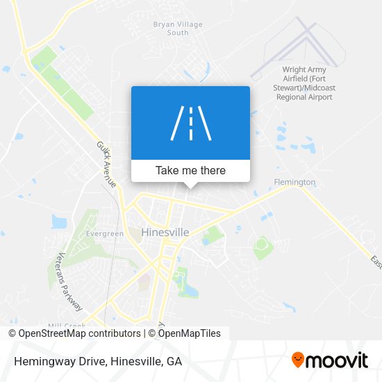 Hemingway Drive map
