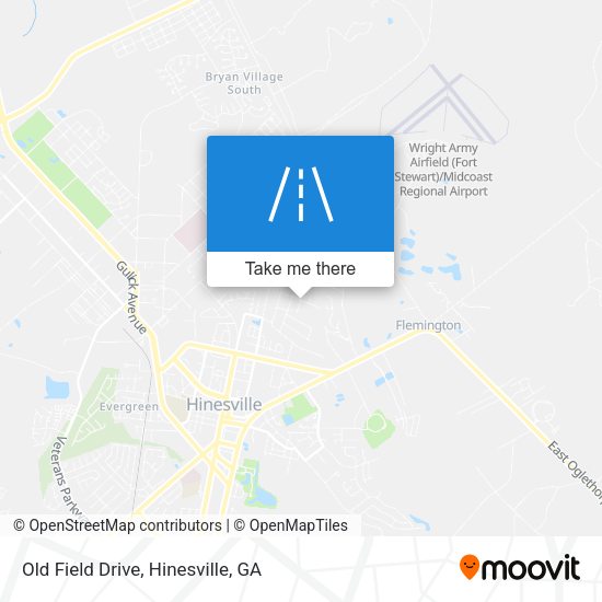 Old Field Drive map