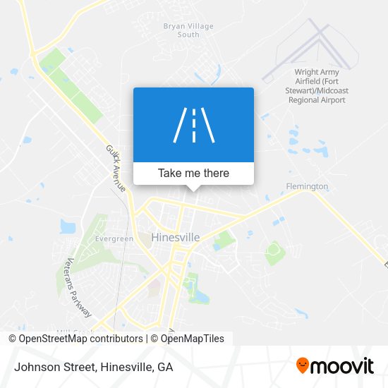 Mapa de Johnson Street