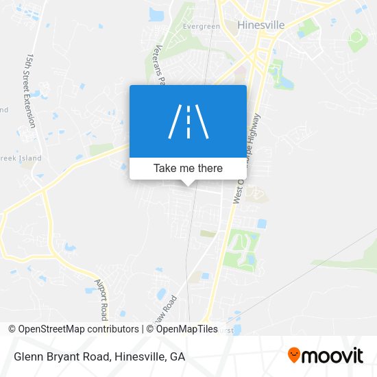 Mapa de Glenn Bryant Road