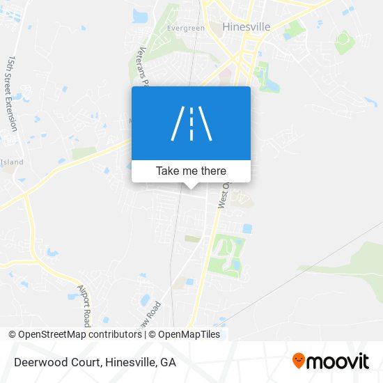 Deerwood Court map