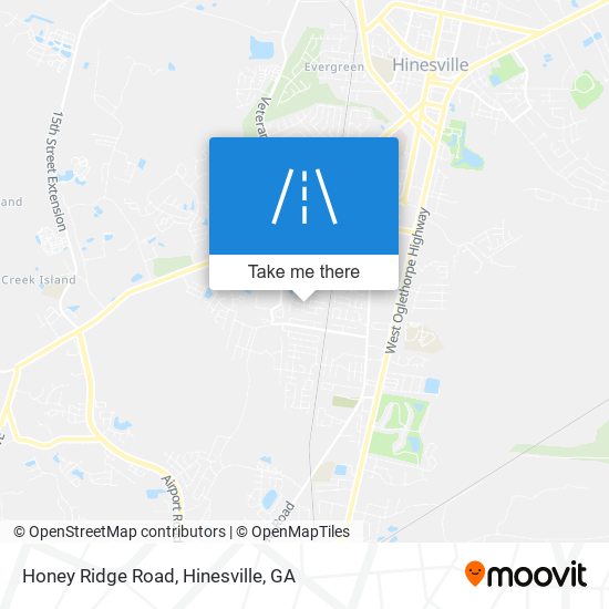 Mapa de Honey Ridge Road