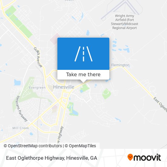 Mapa de East Oglethorpe Highway