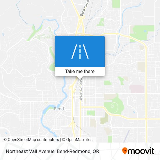 Mapa de Northeast Vail Avenue