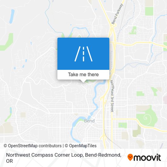 Northwest Compass Corner Loop map