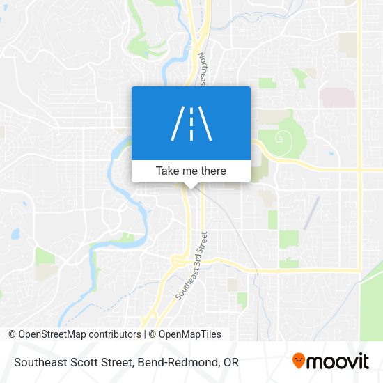 Southeast Scott Street map