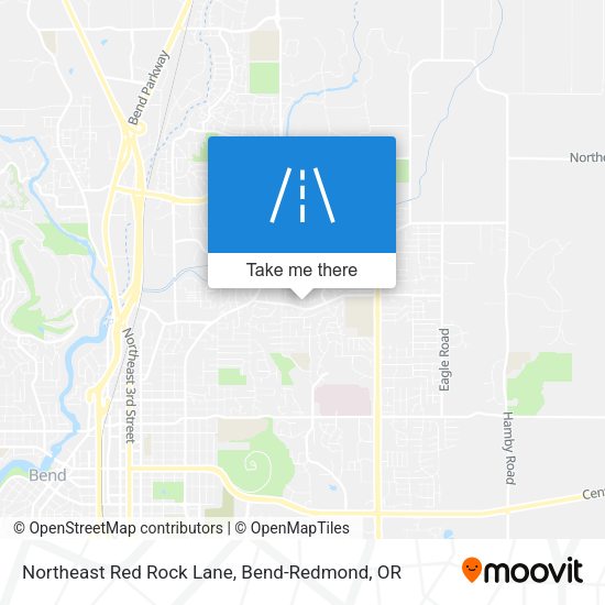 Northeast Red Rock Lane map
