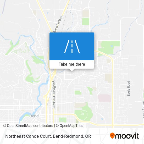 Northeast Canoe Court map