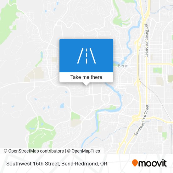 Southwest 16th Street map