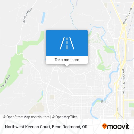 Mapa de Northwest Keenan Court