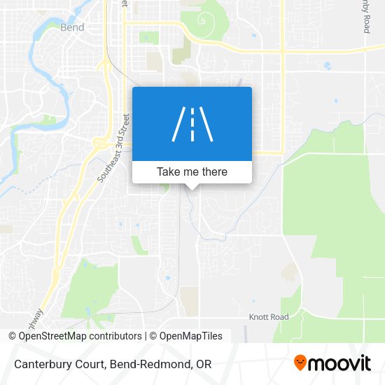 Canterbury Court map