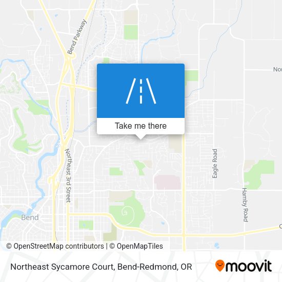 Northeast Sycamore Court map
