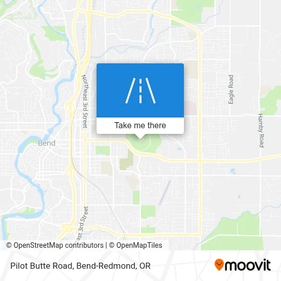 Pilot Butte Road map