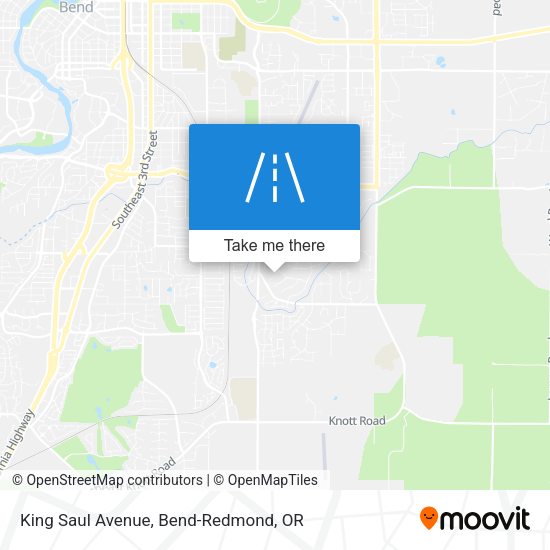 King Saul Avenue map