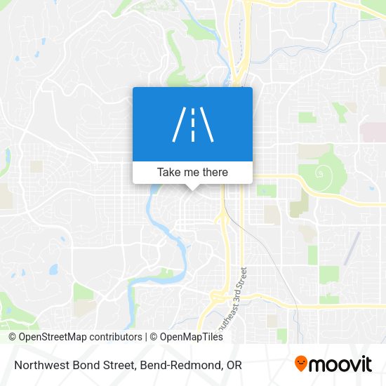 Northwest Bond Street map