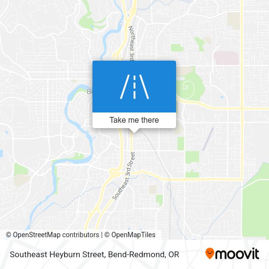 Mapa de Southeast Heyburn Street