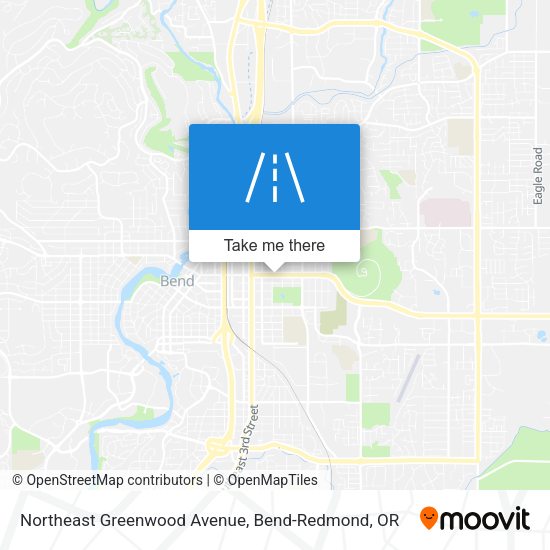 Northeast Greenwood Avenue map