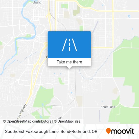 Southeast Foxborough Lane map