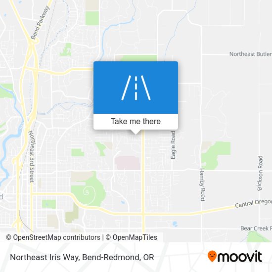 Northeast Iris Way map