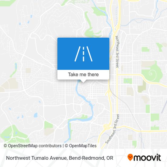 Northwest Tumalo Avenue map