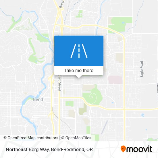 Northeast Berg Way map