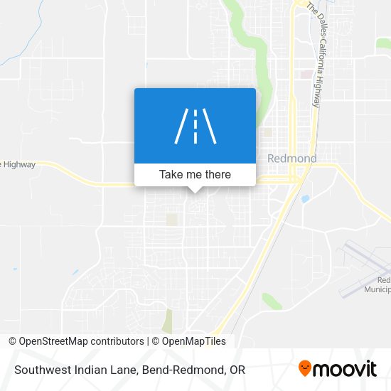 Southwest Indian Lane map