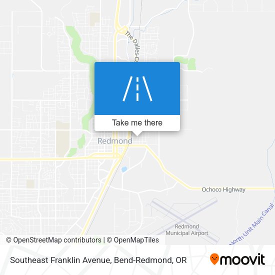 Southeast Franklin Avenue map