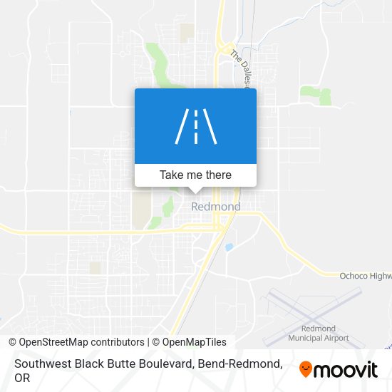 Mapa de Southwest Black Butte Boulevard