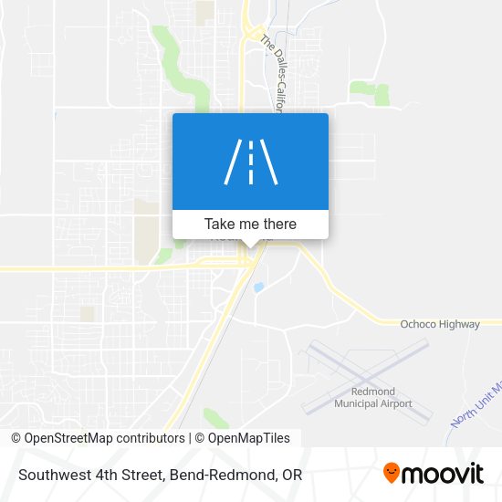 Southwest 4th Street map