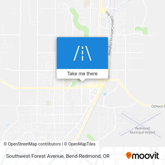 Southwest Forest Avenue map