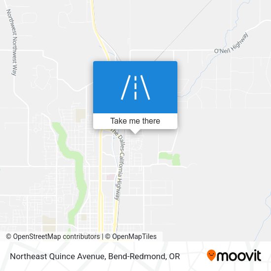 Northeast Quince Avenue map