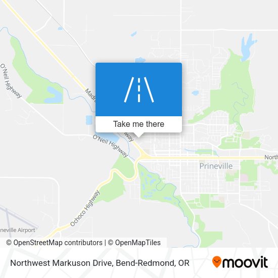 Northwest Markuson Drive map