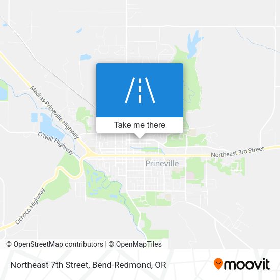Northeast 7th Street map