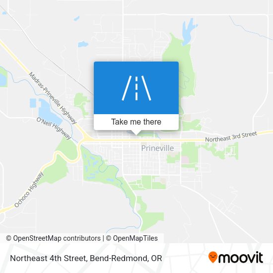 Northeast 4th Street map