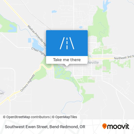 Southwest Ewen Street map