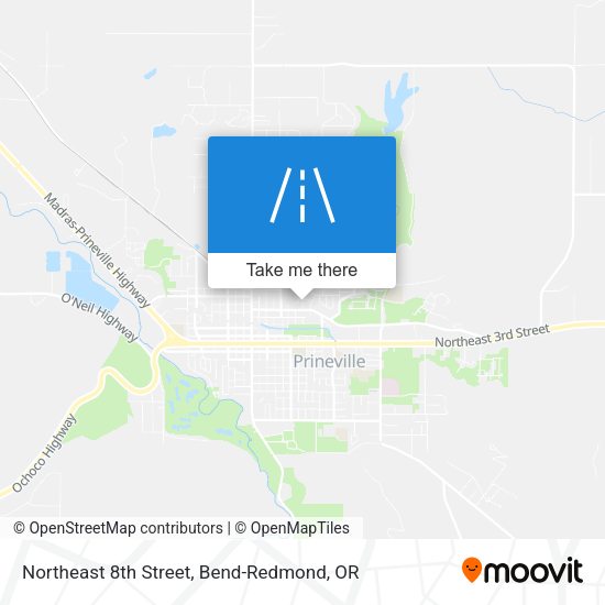 Northeast 8th Street map