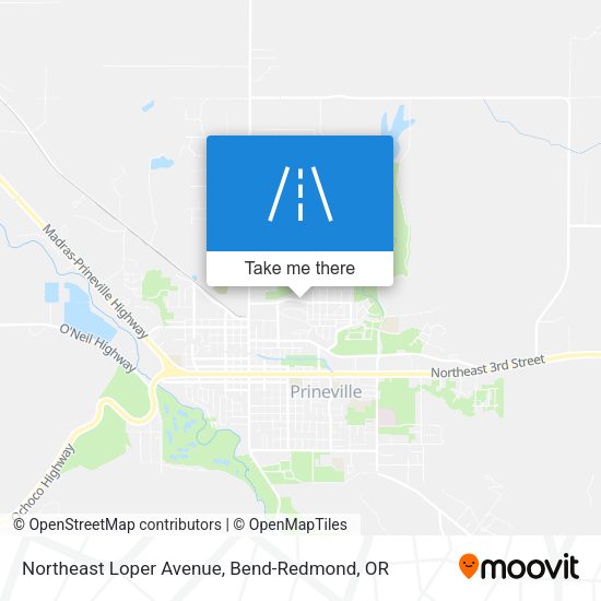 Northeast Loper Avenue map