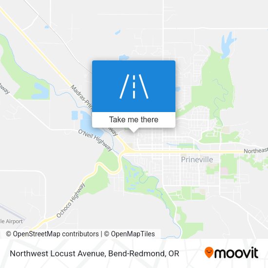 Northwest Locust Avenue map