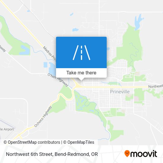 Mapa de Northwest 6th Street